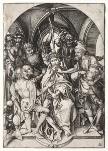 Kristus kronet med torne. af Martin Schongauer
