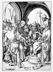 Kristus før Annas (gravering) af Martin Schongauer