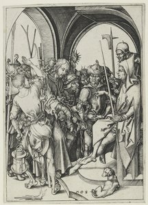 Kristus for Annas af Martin Schongauer