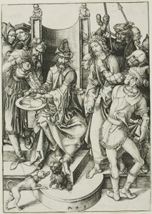 Kristus før Pilatus af Martin Schongauer