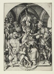 Kristus kronet med torne, slutningen af det 15. århundrede af Martin Schongauer