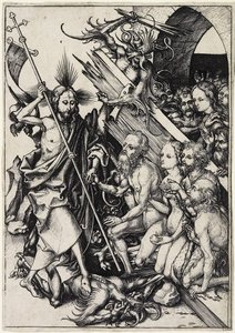 Kristus i Limbo, ca. 1480 af Martin Schongauer