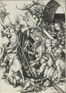 Kristus i Limbo, slutningen af det 15. århundrede af Martin Schongauer