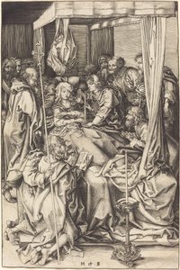 Jomfruens død af Martin Schongauer