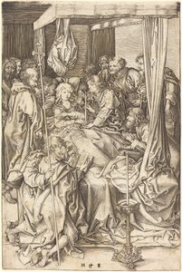 Jomfruens død af Martin Schongauer