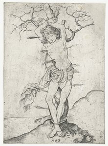 Sankt Sebastian af Martin Schongauer