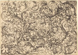 Ornament med Hop Vine af Martin Schongauer