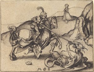Sankt Georg af Martin Schongauer