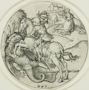 Sankt George af Martin Schongauer