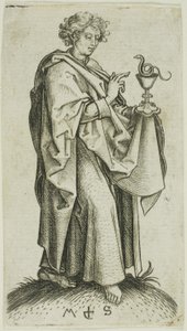 Johannes, fra Apostlene af Martin Schongauer