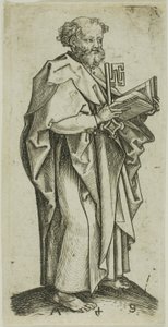 Peter, fra Apostlene af Martin Schongauer