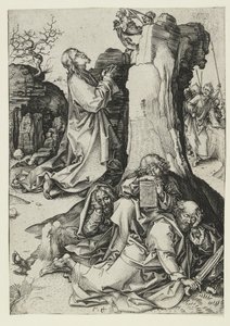 Kvalen i haven, slutningen af det 15. århundrede af Martin Schongauer