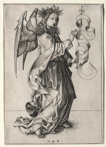 Bebudelsens engel. af Martin Schongauer