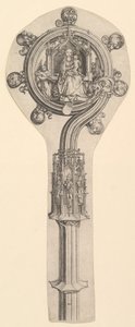 Crozieren, ca. 1435-1491. af Martin Schongauer