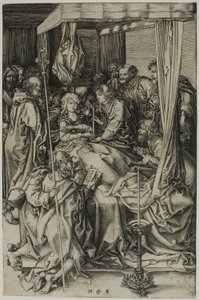Jomfruens død af Martin Schongauer