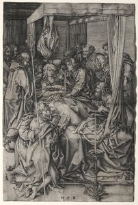 Jomfruens død. af Martin Schongauer