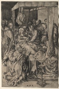 Jomfruens død. af Martin Schongauer