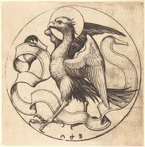 The Eagle of Saint John af Martin Schongauer