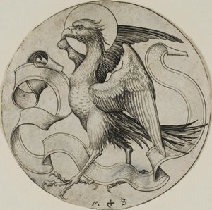 Ørnen fra St. John af Martin Schongauer