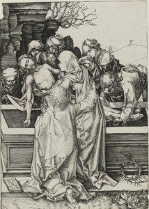 Gravmælet, slutningen af det 15. århundrede af Martin Schongauer