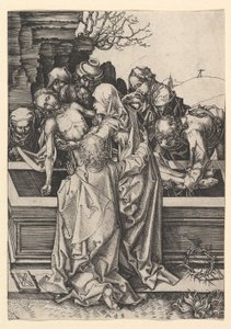 Kristi gravlæggelse, ca. 1435-1491. af Martin Schongauer