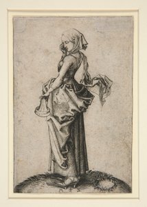Den tåbelige Jomfru af Martin Schongauer