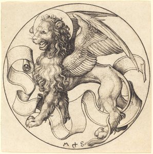 Løven af Sankt Markus af Martin Schongauer