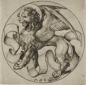 Løven af Sankt Markus af Martin Schongauer