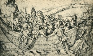 The Martyrium of Saint Ursula og hendes ledsagere, c1450, 1943. af Martin Schongauer