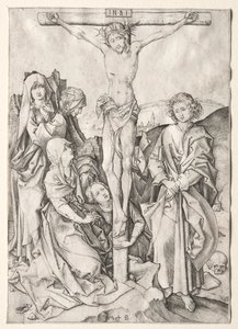 Lidenskaben: Kristus på korset af Martin Schongauer