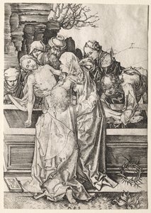 Lidenskaben: Begravelsen. af Martin Schongauer