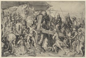 Vejen til Golgata af Martin Schongauer