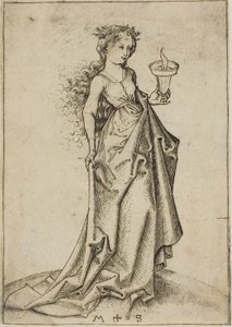 Den anden kloge jomfru af Martin Schongauer