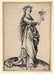 Den tredje vise jomfru af Martin Schongauer