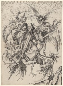 Sankt Anthonys trængsler af Martin Schongauer