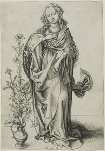 Bebudelsens Jomfru af Martin Schongauer