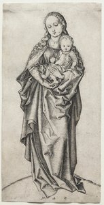 Jomfru og barn med et æble af Martin Schongauer