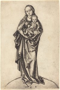 Jomfru og barn med æblet af Martin Schongauer