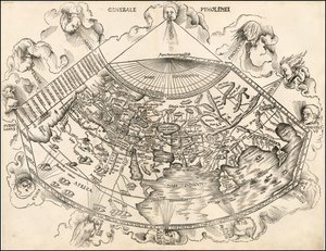 Ptolemæisk verdenskort fra 1513 af Martin Waldseemüller af Martin Waldseemuller