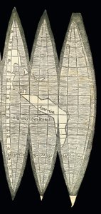 Verdenskort i form af et sæt jordklode-klodser, 1507