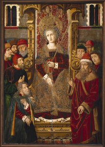 Sankt Helena af Martin & Ximenez Miguel (fl.1466 1505) Bernat