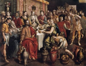 Ægteskabet i Cana, 1596-1597
