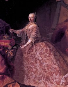 Tysk: Kejserinde Maria Theresia Maria Theresia af Østrig i en alder af 35 år