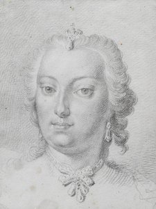 Martin van Meytens Maria Theresia-tegning fra 1741