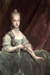 Portræt af Maria Carolina af Østrig