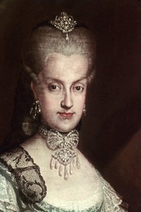 Portræt af Maria Carolina af Østrig