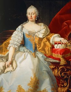 Kejserinde Maria Theresia af Østrig ... (maleri på lærred)