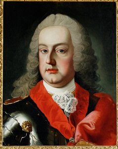 Franz I Stephan, kejser, hertug af Lothringen, storhertug af Toscana, ægtemand til kejserinde Maria Theresia ... (olie på lærred)