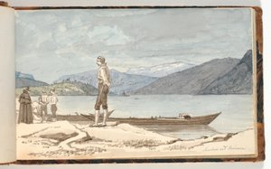 Et overfartssted. Figurer ved både af Martinus Rørbye