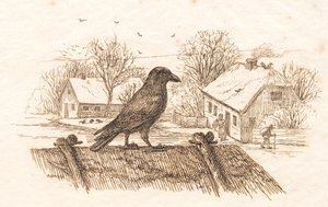 Illustration til "Halvhundrede Fabler for Børn" af Hey af Martinus Rørbye